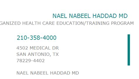 5052247000|Nael Nabeel Saleem Haddad Presbyterian Healthcare Services